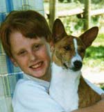 Basenji demonstrating lap sitting.